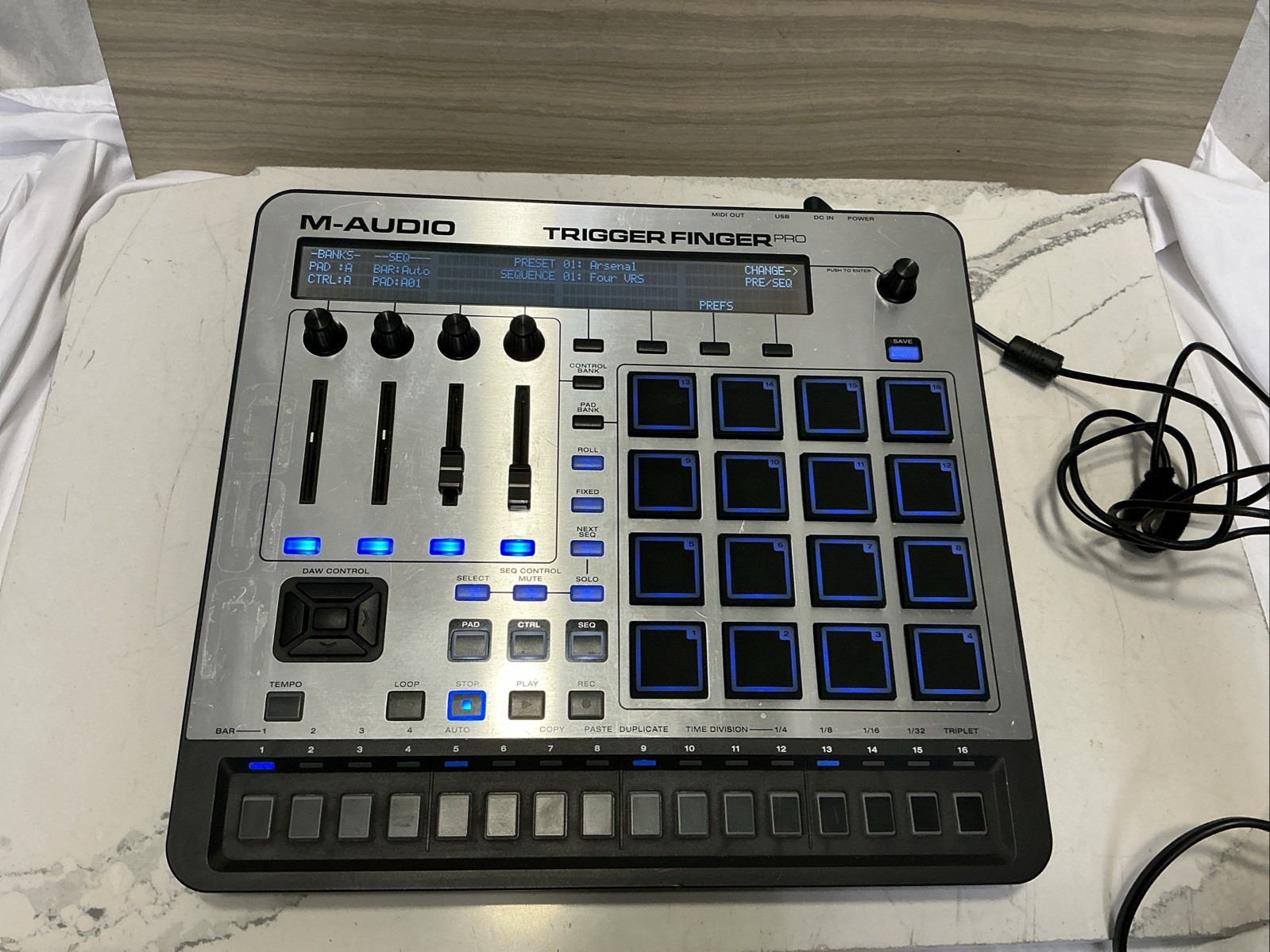 M-Audio Trigger Finger Pro USB MIDI Controller