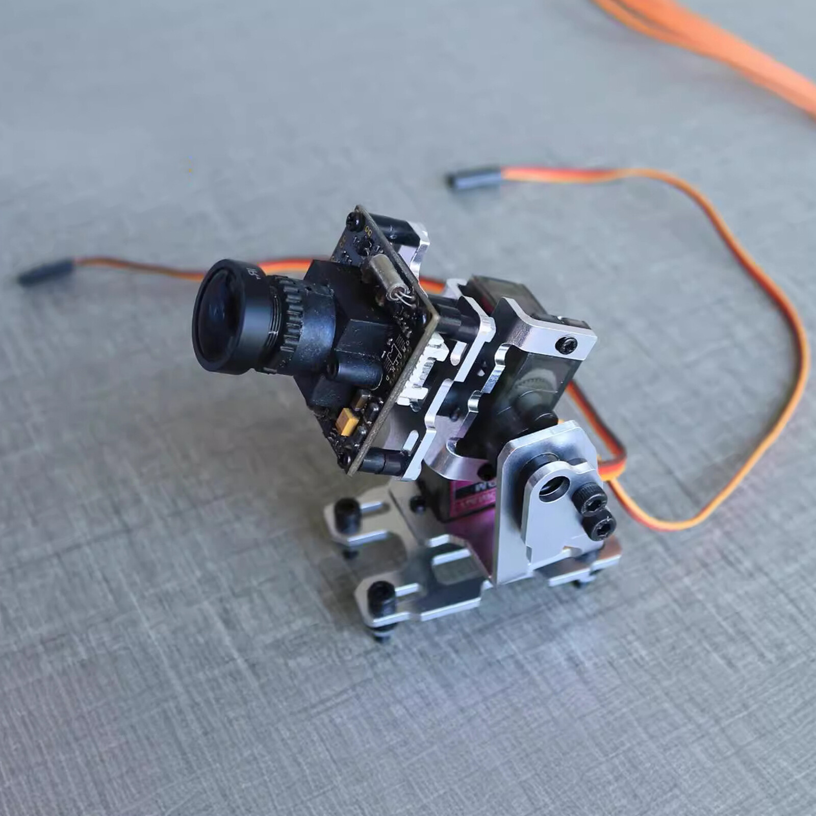 2 Axis Gimbal FPV Gimbal Drone Gimbal with 2 Metal Servos for Aeroplane Cam Nebp