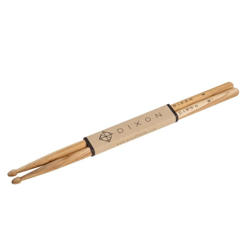 Dixon Hickory 5B Drumsticks, Wood Tip