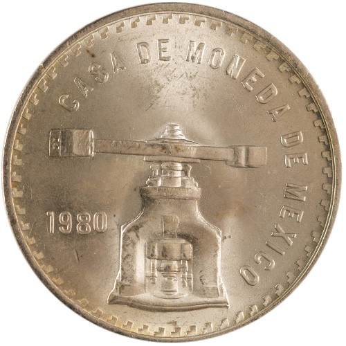 1 oz Mexican Silver Balance Coin (Random Year, AU+)