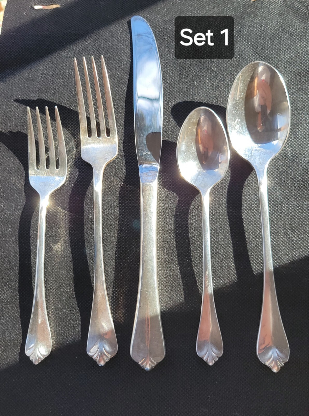 Flatware International Silver St. Regis 5 Piece Setting Korea DISCONTINUED