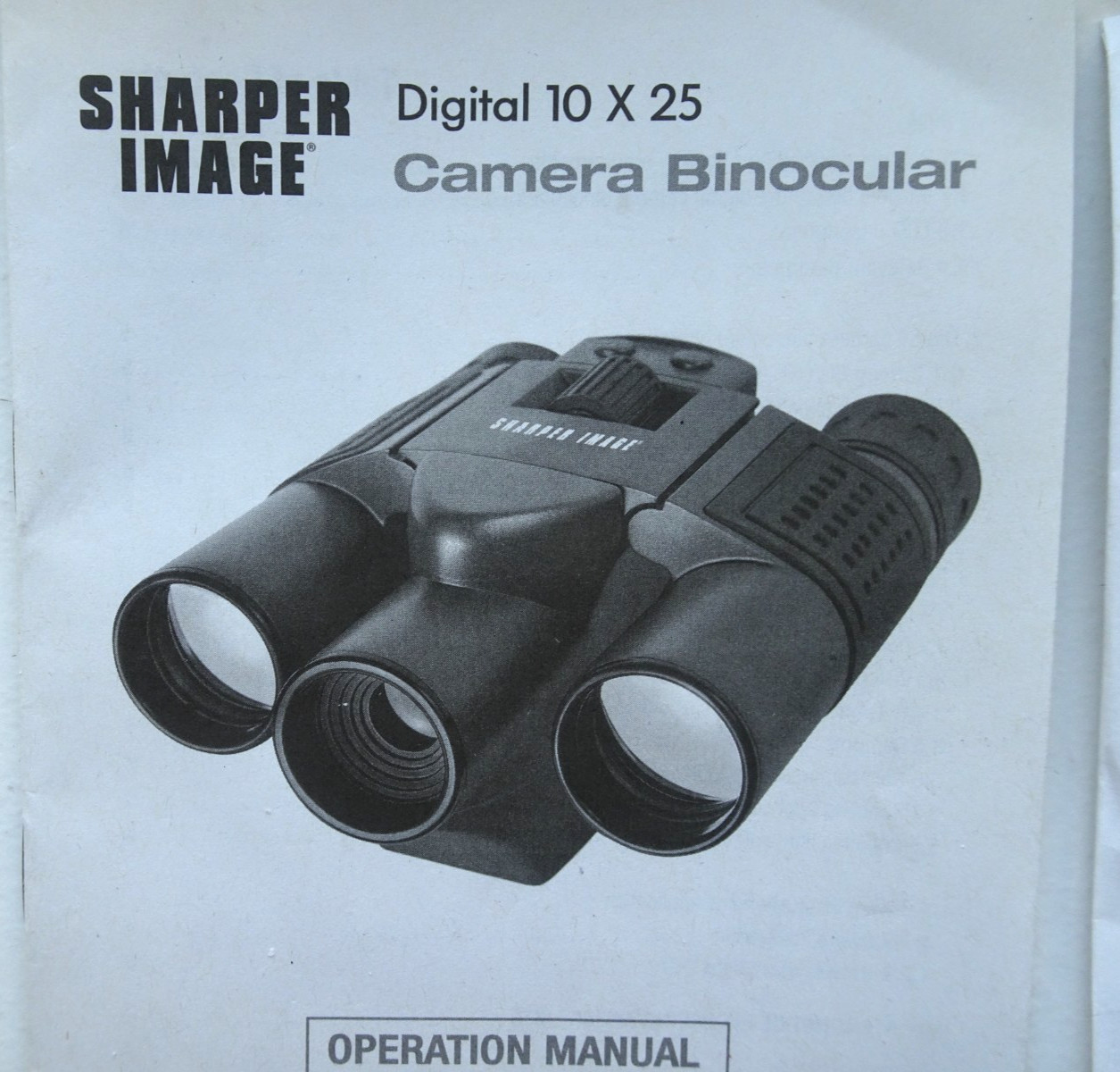 Sharper Image Digital 10 X 25 Camera Binocular W/Original Instructions+++