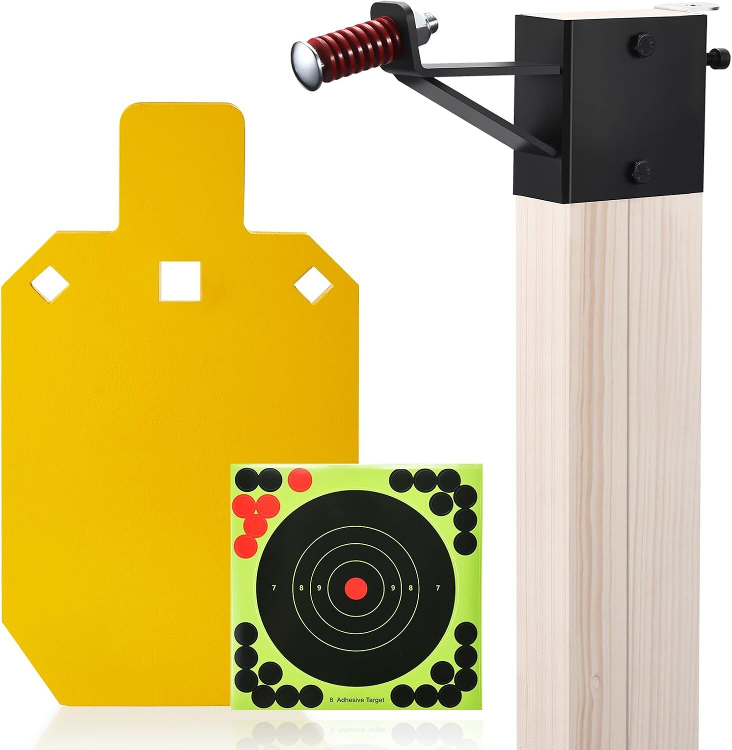 Steel Targets for Shooting with T Post Target Hanger 1/2 Inch Thick Steel Target