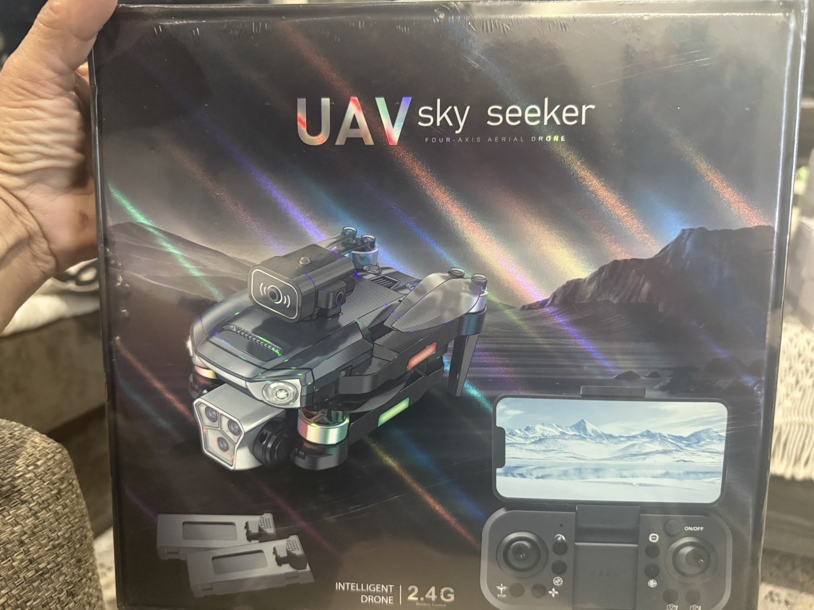 DMES SMS MAX UAV Sky Seeker P19 Quadcopter Drone 4K HD Camera Obstacle Avoidance