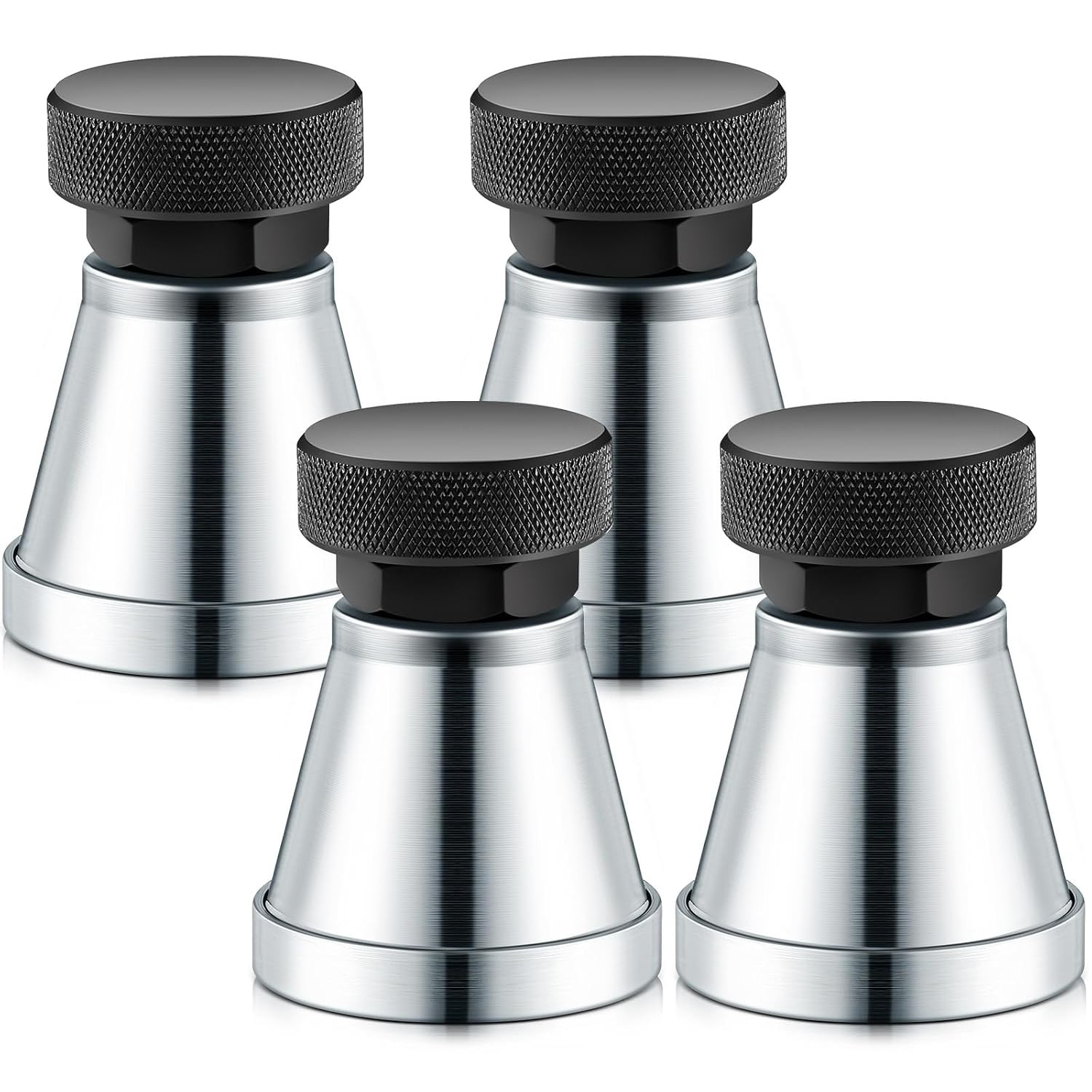4 PCS Adjustable Machinist Jack Set Heavy Duty Steel Machinist Screw Jack Stands