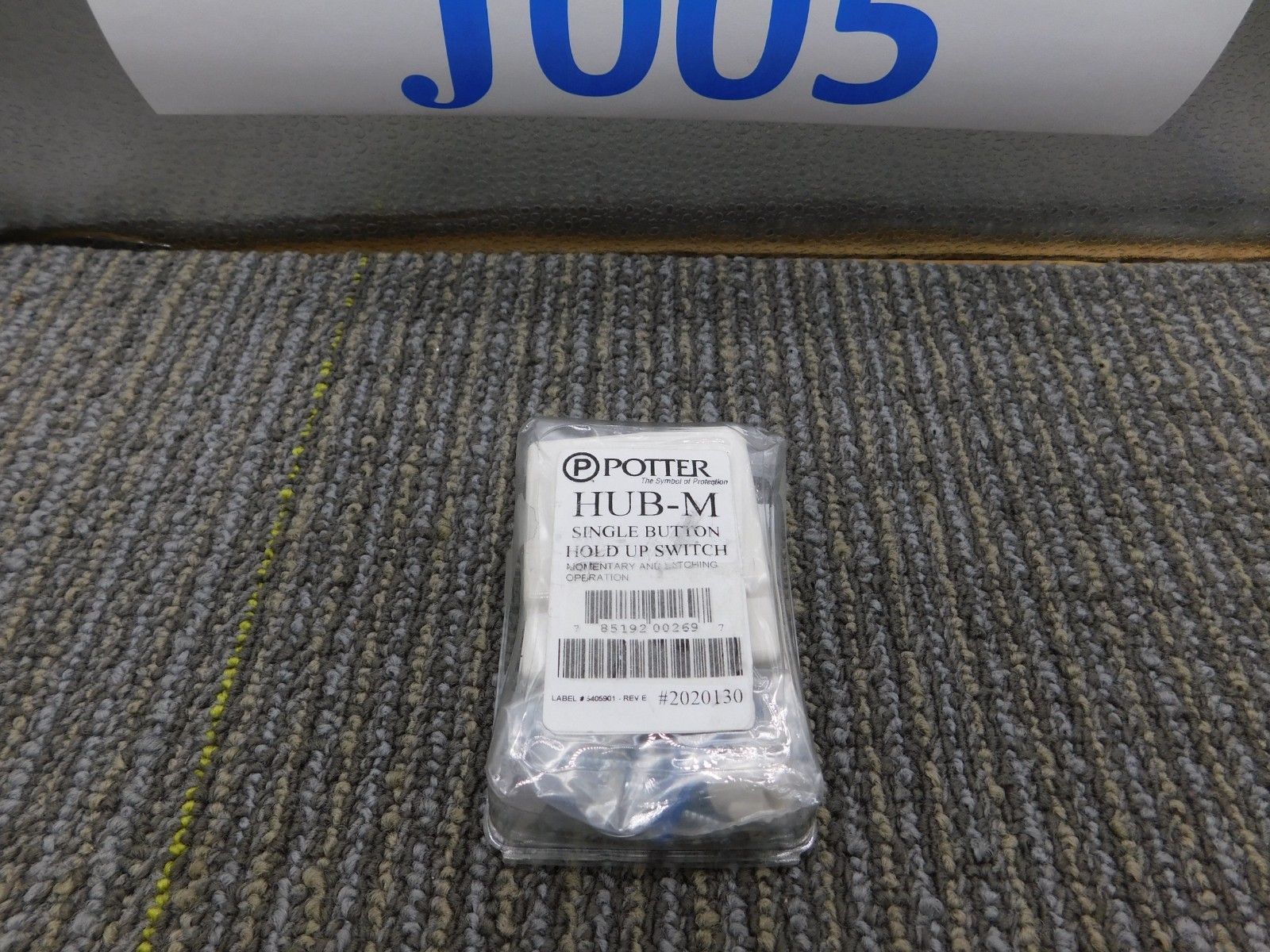 1PC OEM Potter Electric 2020130 HUB-M Single Button Hold-Up Switch BRAND New
