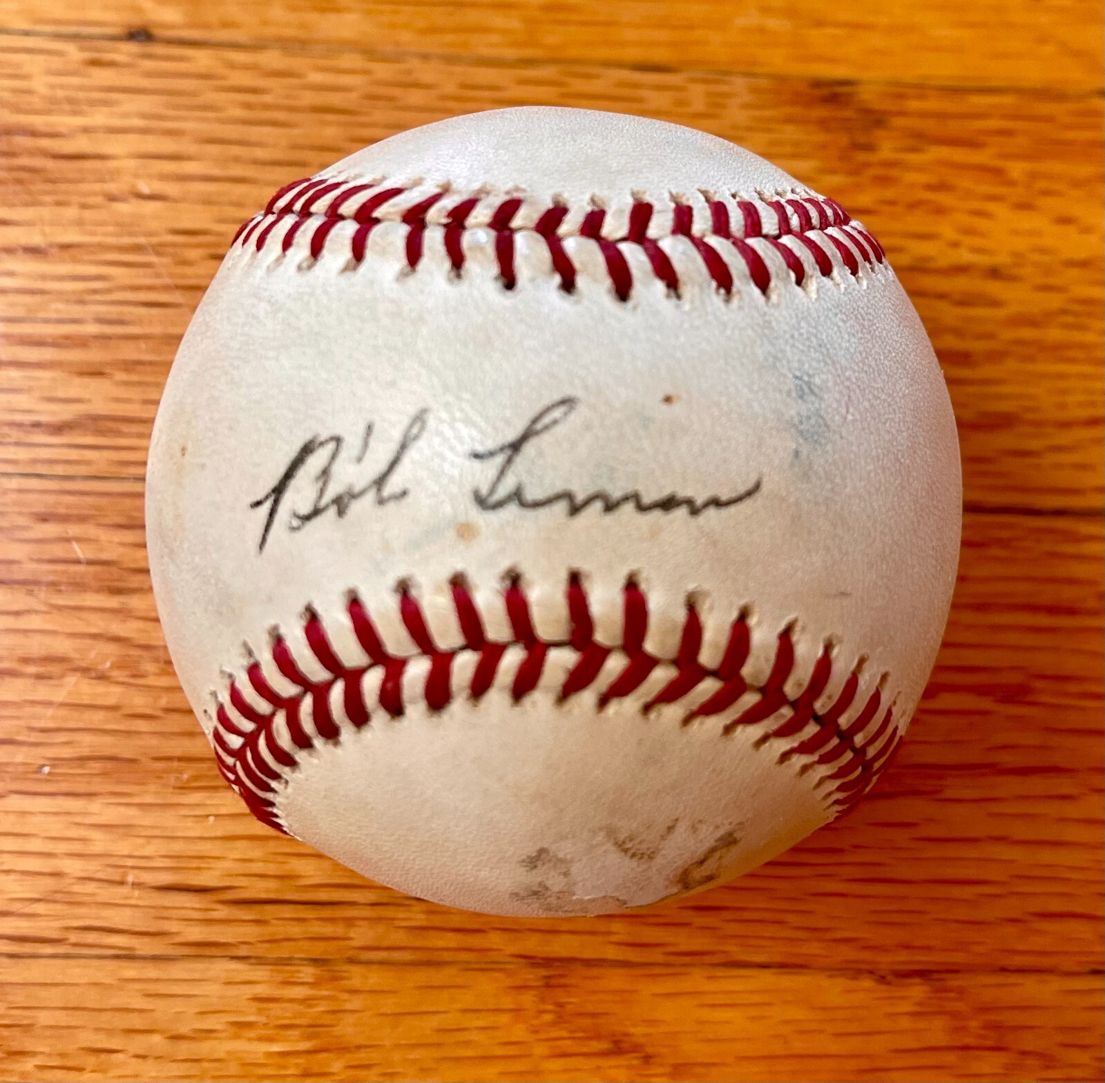 Bob Lemon HOF Cleveland Indians Signed Baseball - NO COA