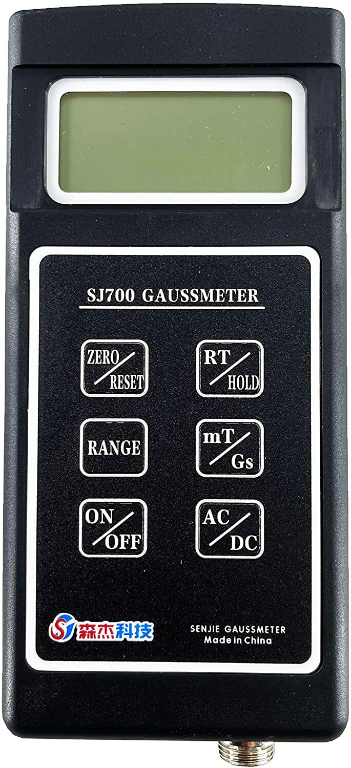 Gauss Meter AC DC Magnetic Field Tester Meter Teslameter EMF Meter