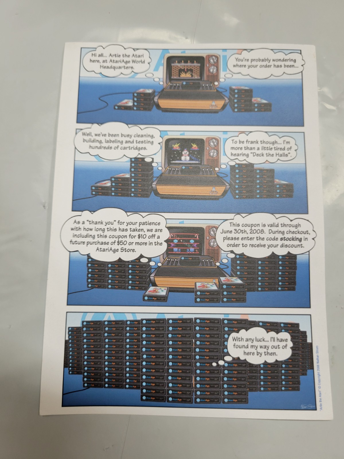 Atari Age Homwbrew Insert