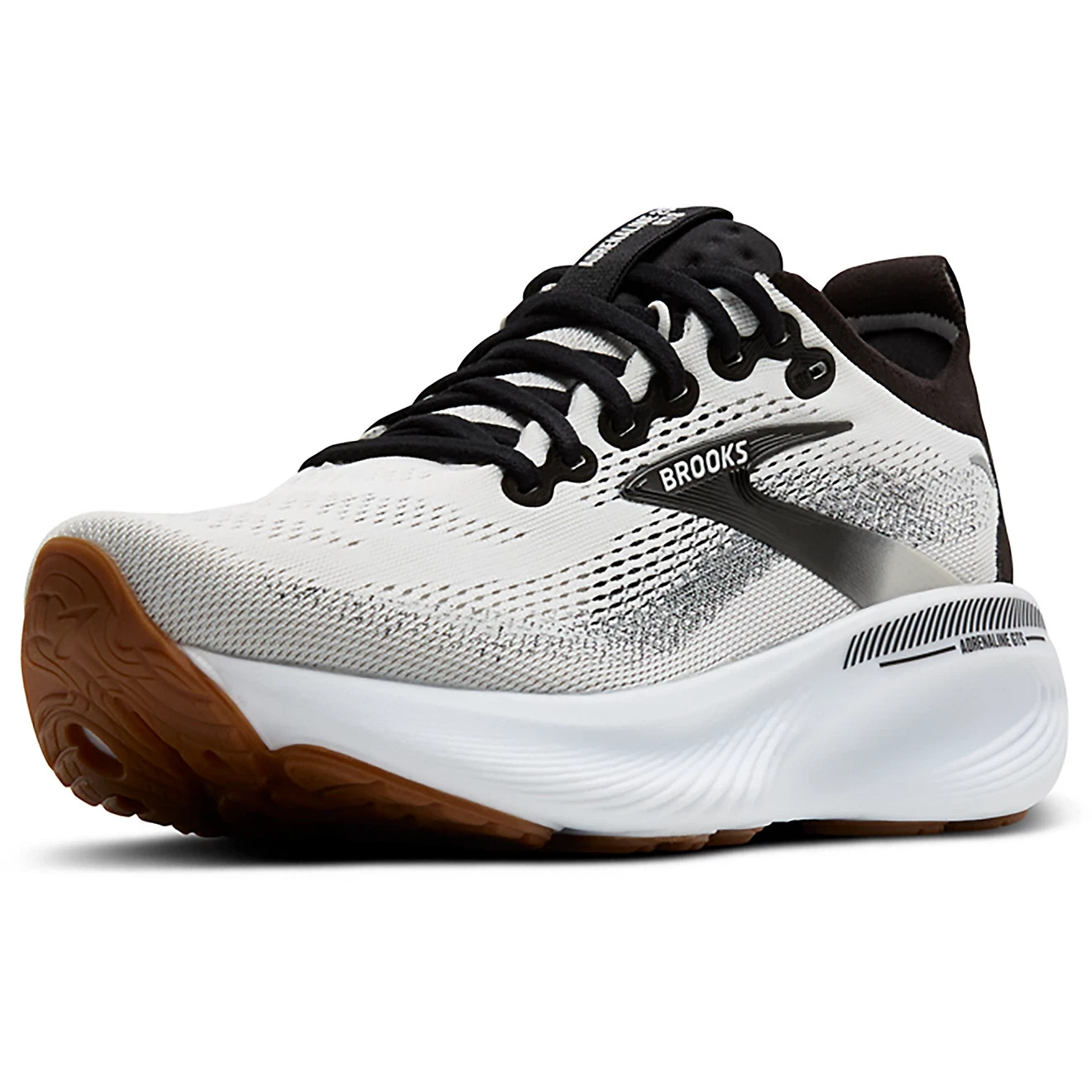 Brooks Adrenaline GTS 25 Men's Running Shoes White Black D Width Stability
