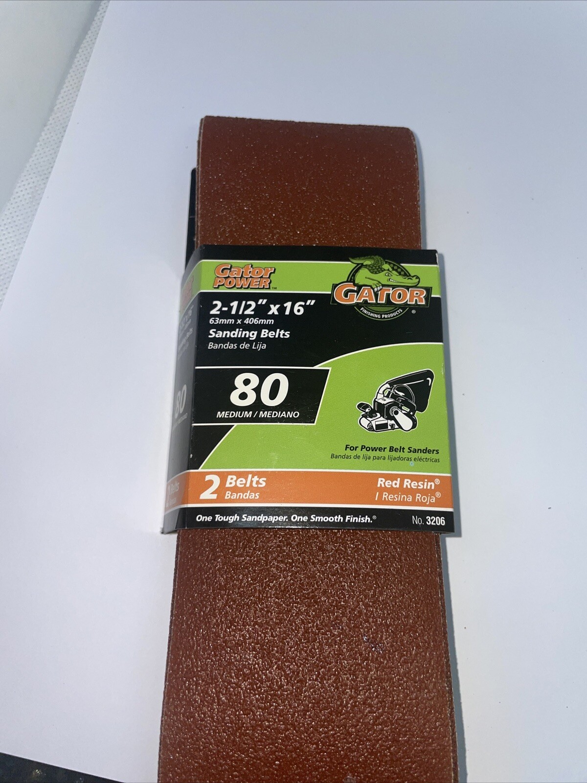 Ali Industries 3211 1 x 30 in. 80 Grit Bi-Directional Sanding Belt- 3 Pack