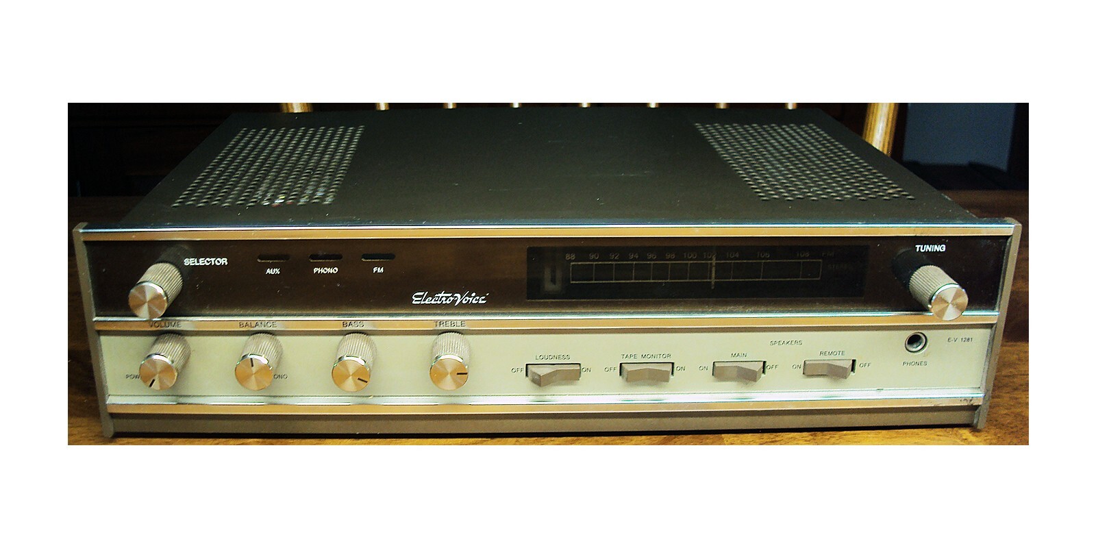 Electro-Voice E-V 1281 FM Stereo Receiver Clean & Working