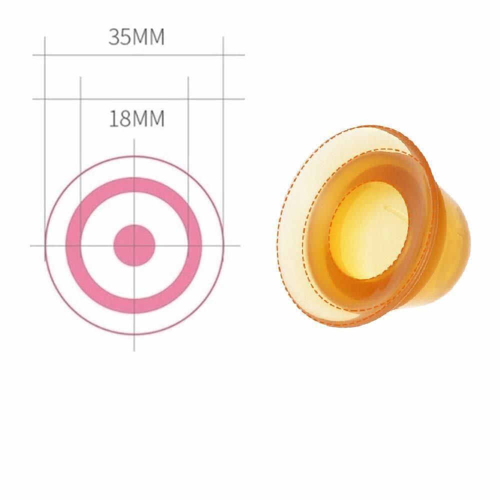 2 Pair Silicone Nipple Corrector Clip for Flat Inverted Nipples Correct Brown