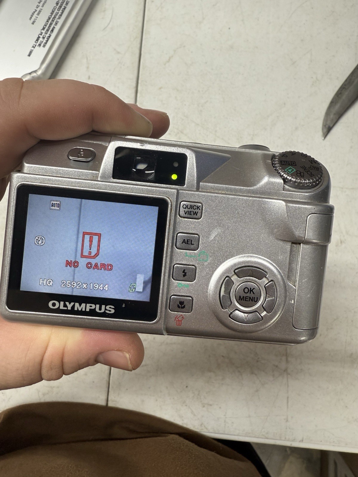 Olympus CAMEDIA C-5500 Zoom 5.1MP Digital Camera Tested Works