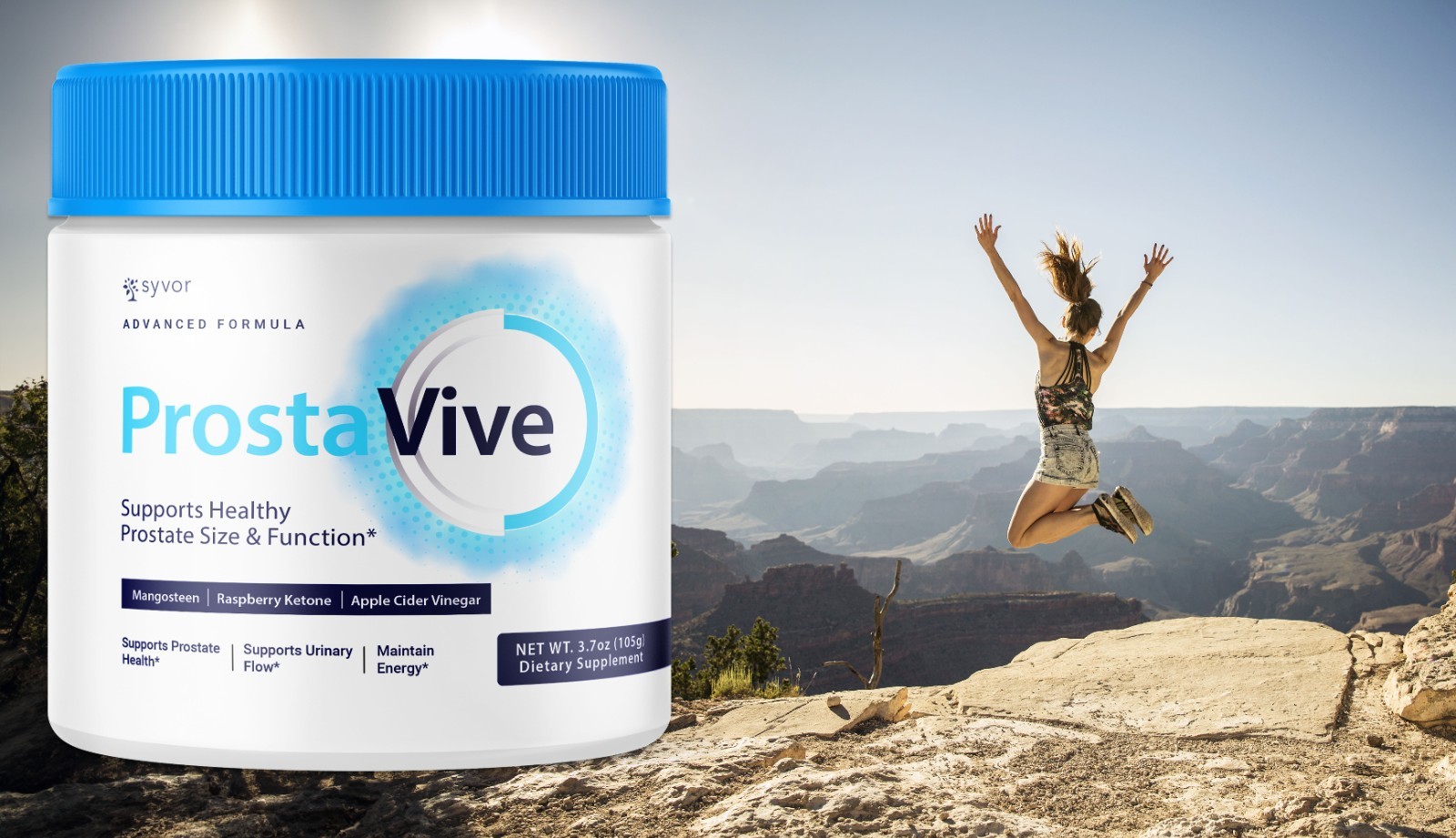 Prostavive Advanced Prostate Health Support Powder Max Power Supplement 2 Pack