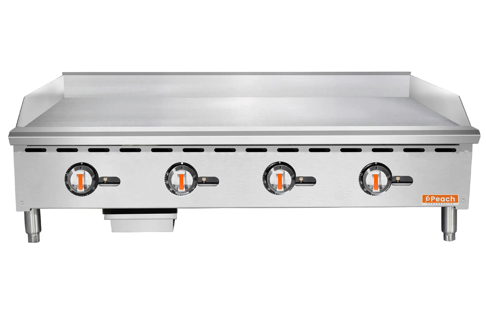 Peach Foodservice Heavy Duty 48" Countertop Thermostatic Griddle w/ 1" Plate