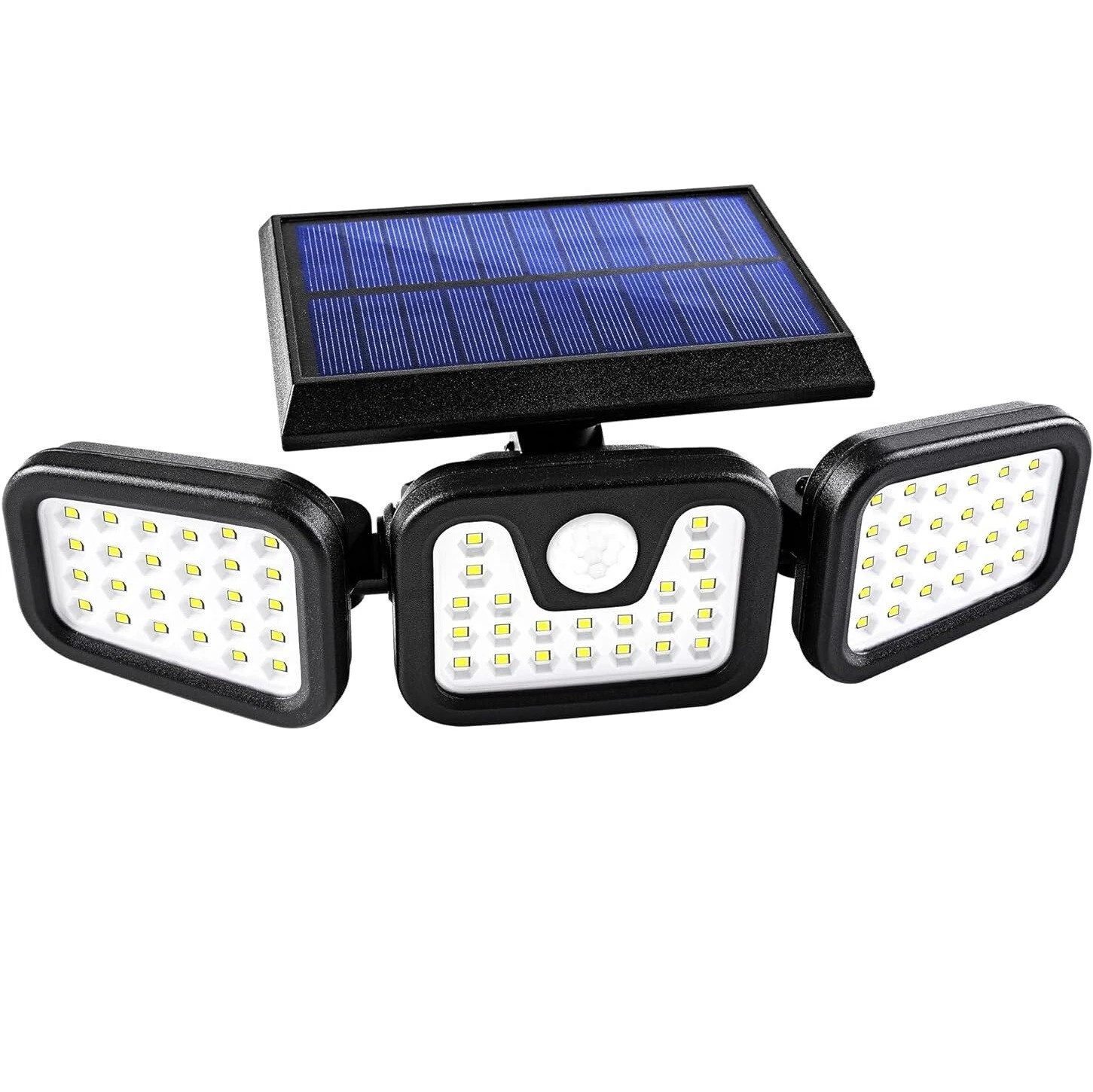 2 Pack LED Motion Sensor Solar Lights Outdoor IP65 Waterproof Security Lamp