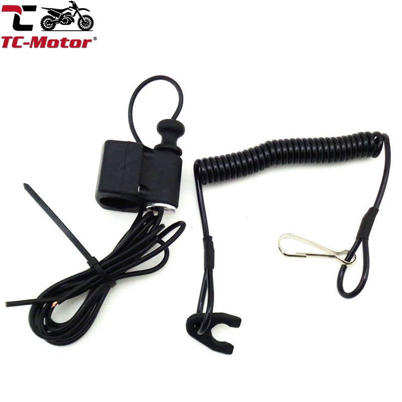TC-Motor ATV Racing Tether Pull Kill Switch For Scrambler 4 Wheeler 90 500 Quad
