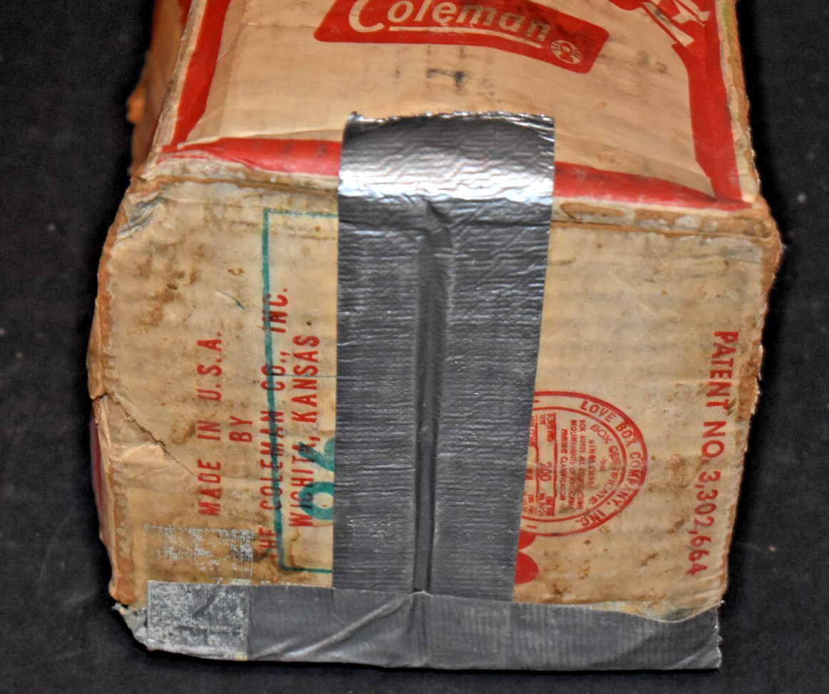 Vintage Coleman Model 200A195 Lantern Box Only. b
