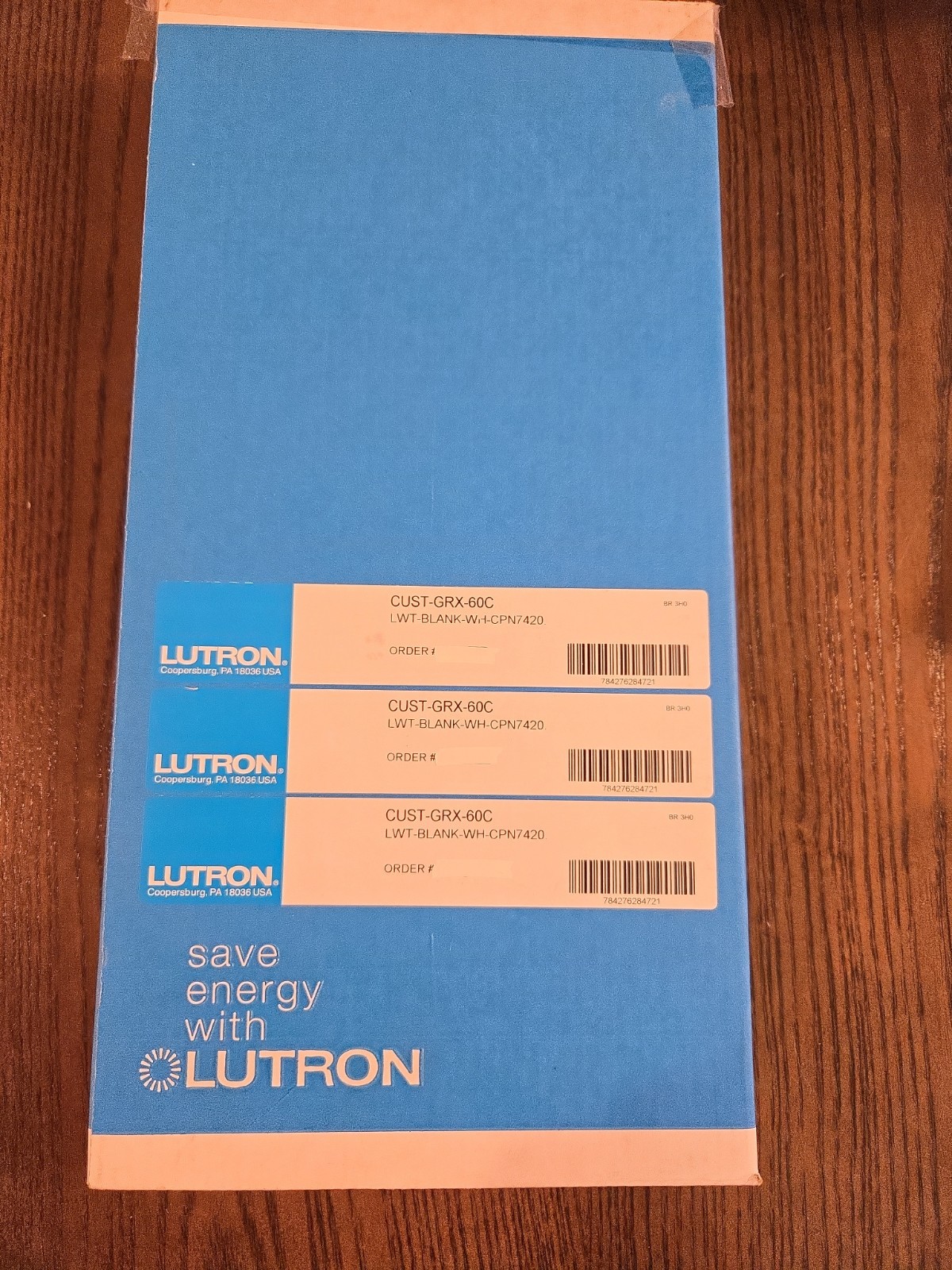 Lutron - LWT-BLANK-WH-CPN7420 (3EA New) Decora Blank Inserts