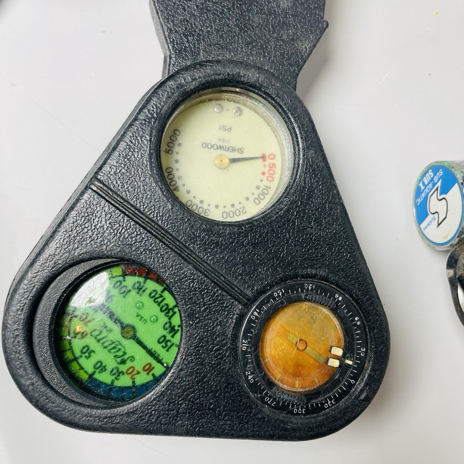 Sub Aquatic Console & Aqualung Regulator Vintage Untested