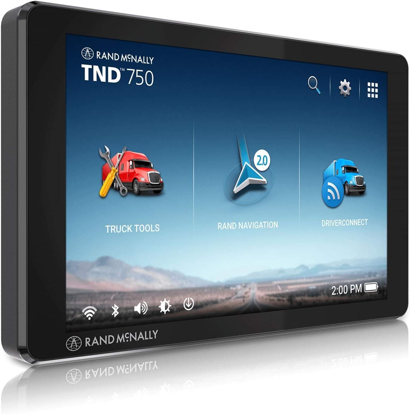 RAND MCNALLY TND750 7" TRUCK GPS RECEIVER LIFETIME MAPS UPDATED TO LATEST