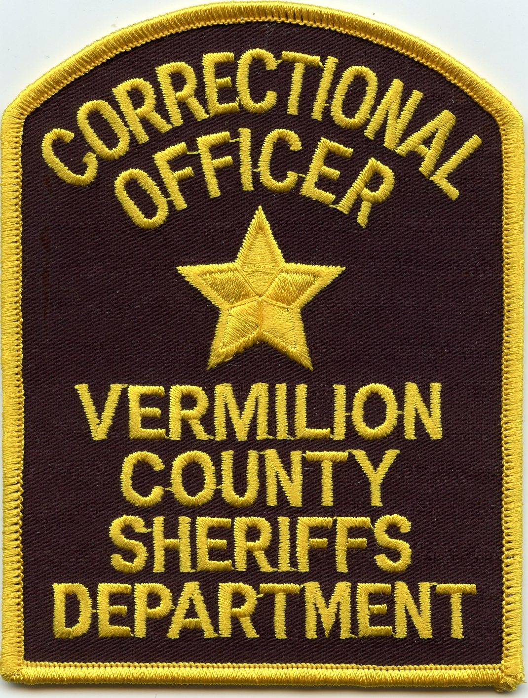 VERMILION COUNTY ILLINOIS IL DOC CORRECTIONS OFFICER SHERIFF POLICE PATCH