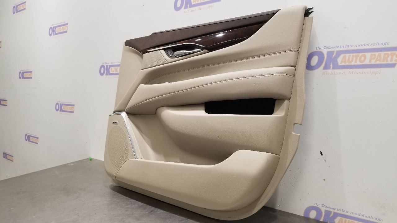 16 CADILLAC ESCALADE LUXURY INTERIOR DOOR TRIM PANEL FRONT RIGHT PASSENGER SHALE