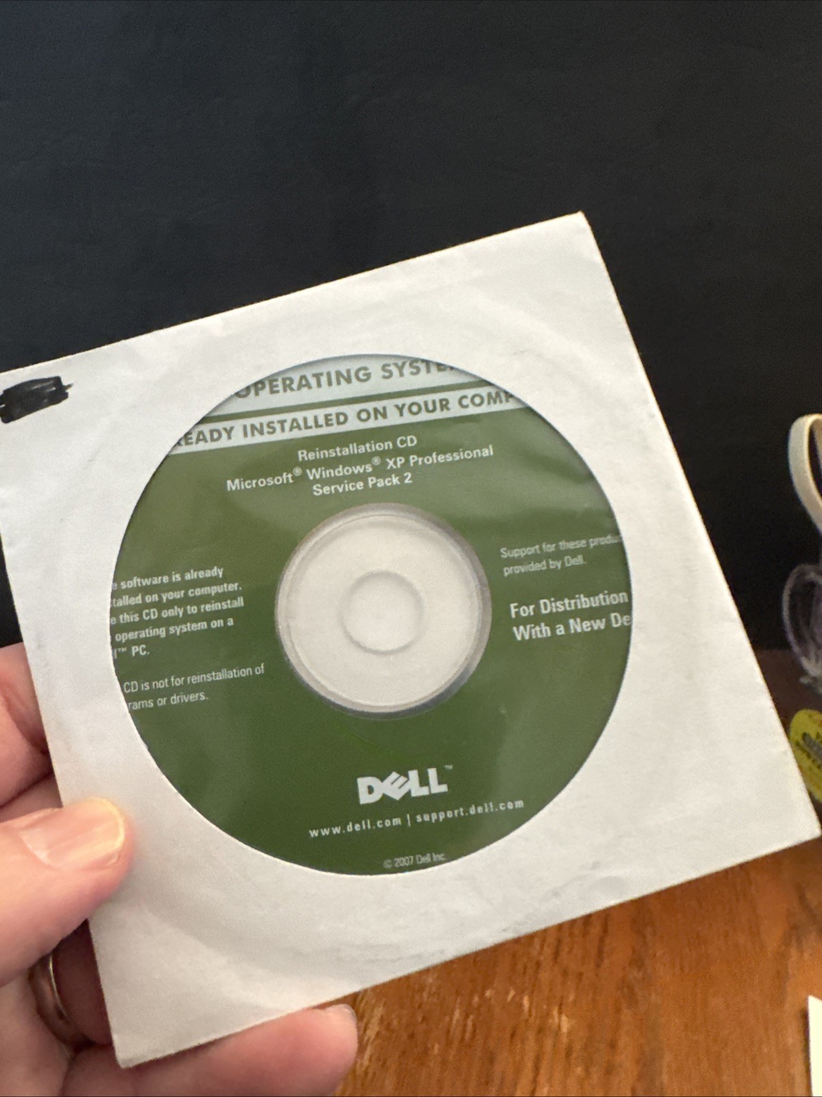 Dell Windows XP Professional With Service Pack 2 Reinstallation CD SP2