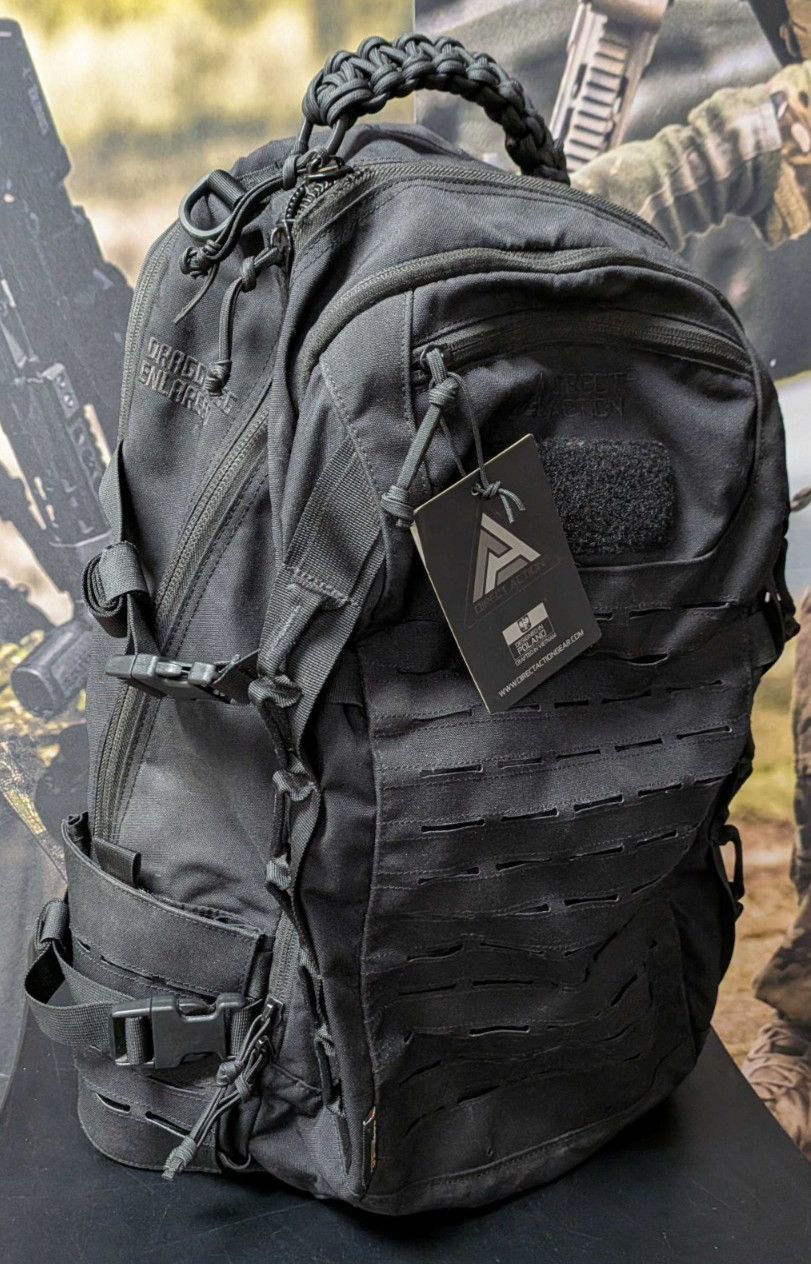 Direct Action Dragon Egg Enlarged Backpack Black