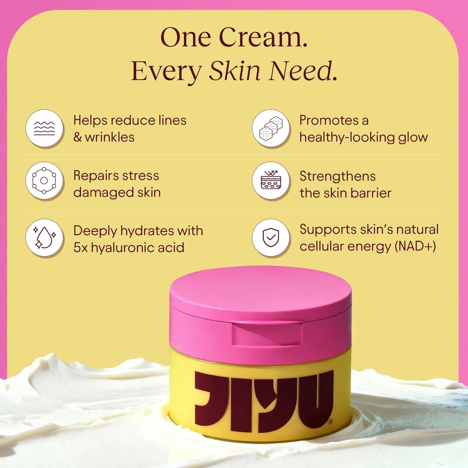 JiYu NAD+ Hydrating Face Moisturizer