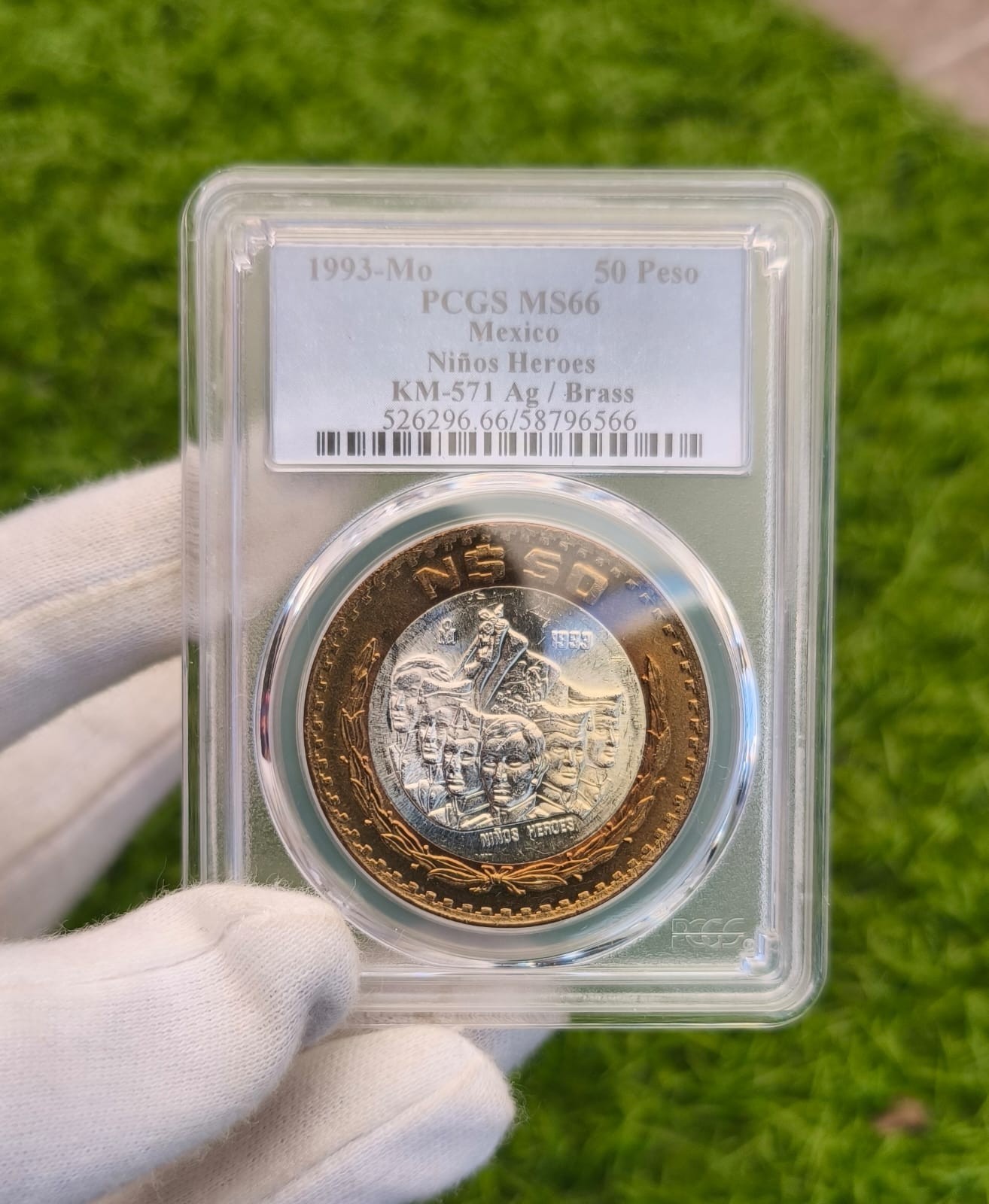 50 NUEVOS PESOS 1993 MS66