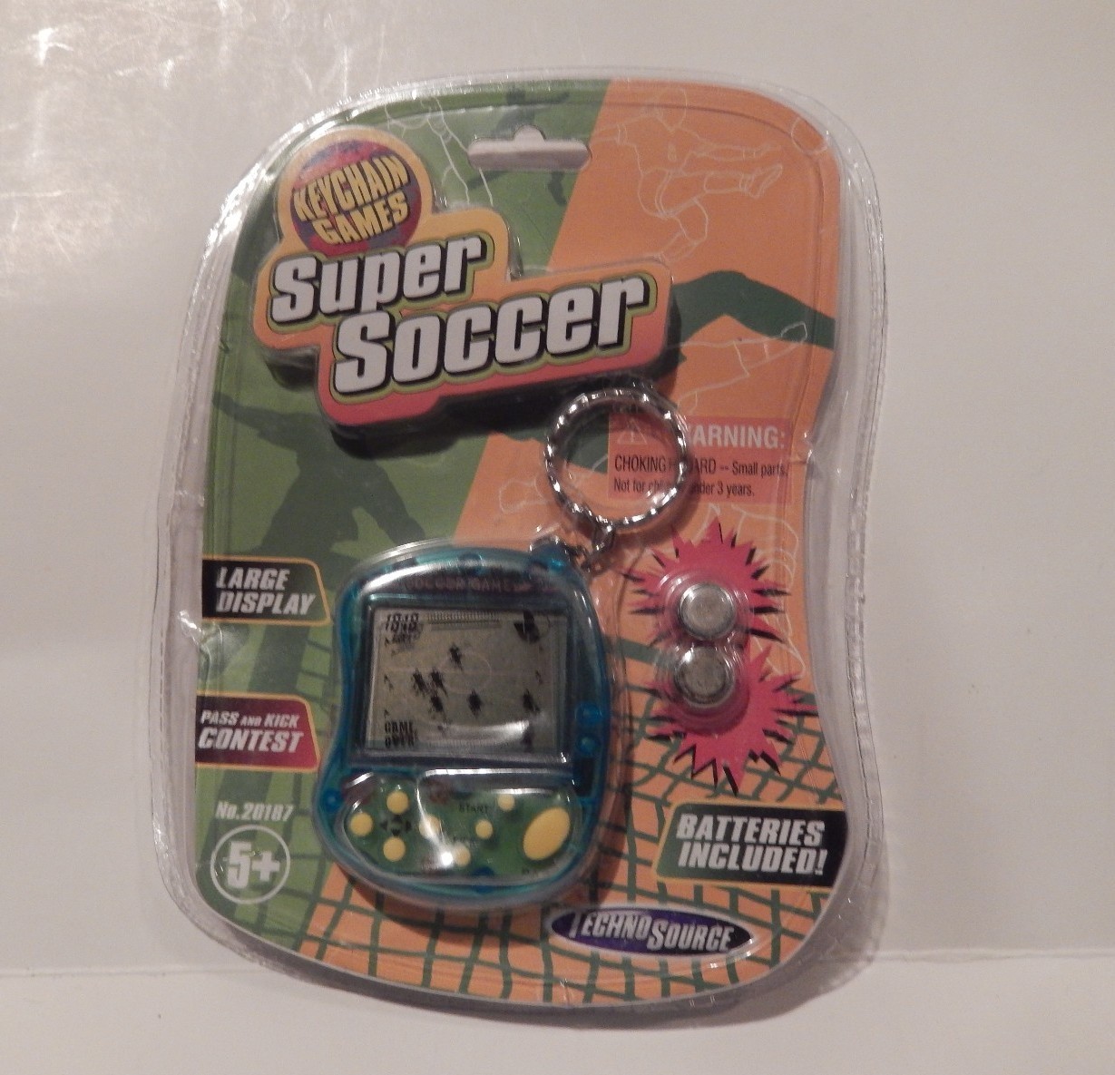 Soccer Keychain Game NIB vintage