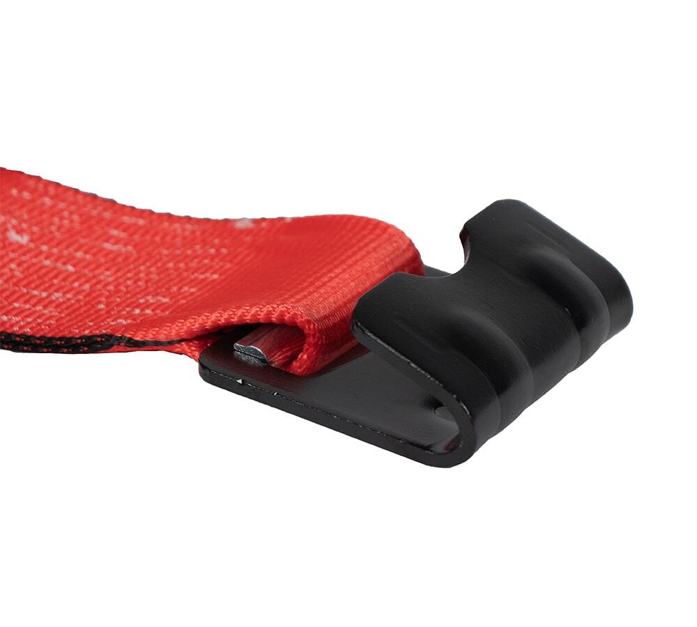4 Pack 4"x40' Red Winch Straps w/ Flat Hook WLL 5400 # Cargo Control for Flat...