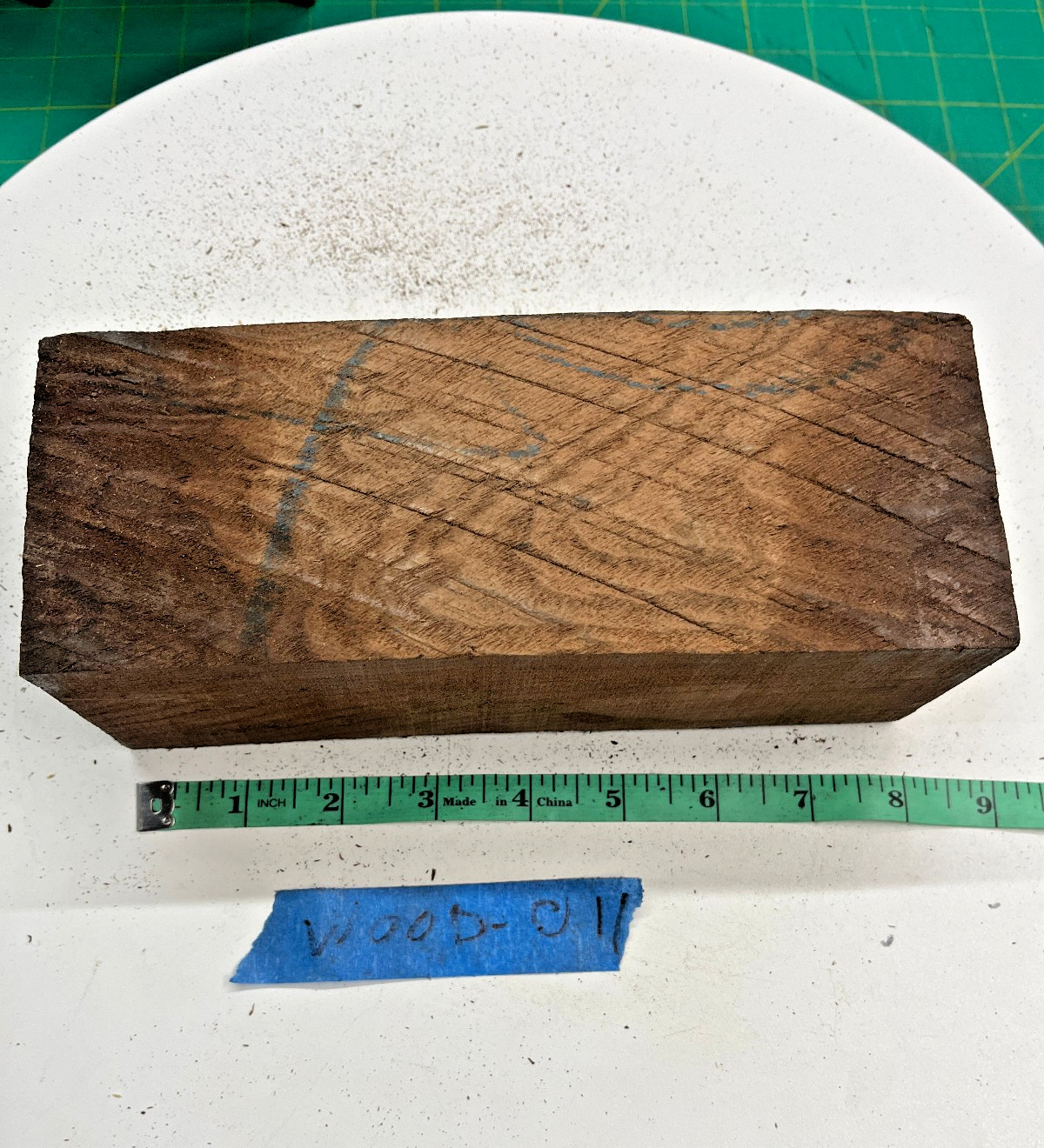 Walnut Burl Wood Block Handle Material For Knife Makers Knives - Unfinished