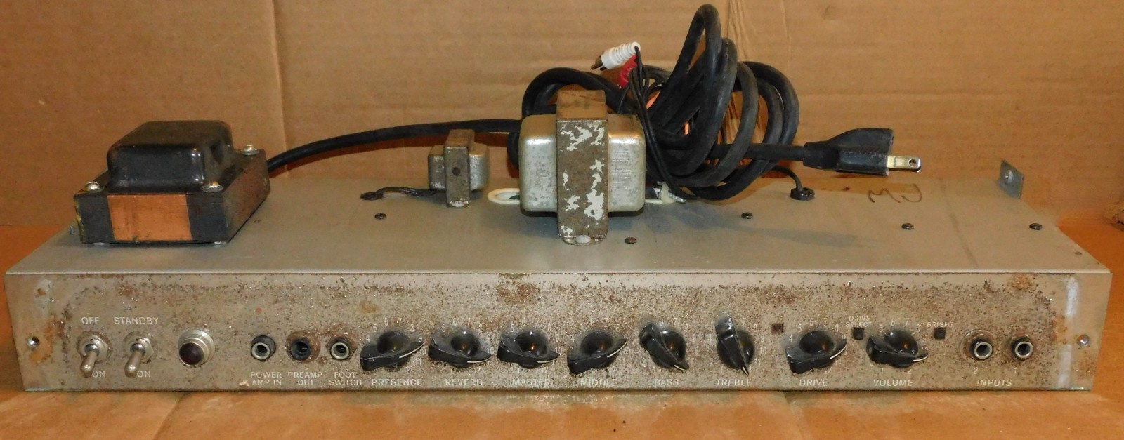 Vintage Fender Blues Deluxe Guitar Amp Amplifier Chassis AS IS Parts 1990's