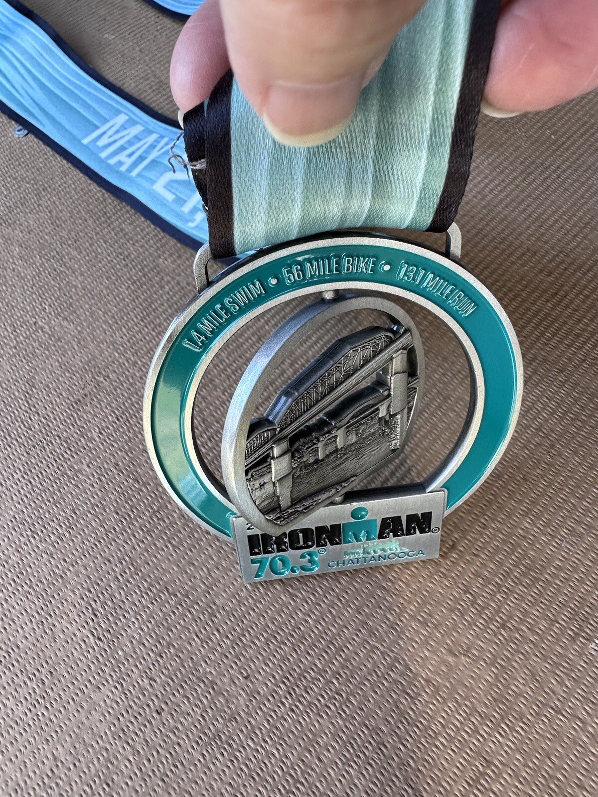 Ironman 2023 Chattanooga TN Little Debbie Mckee Triathlon Finisher Medal NEW