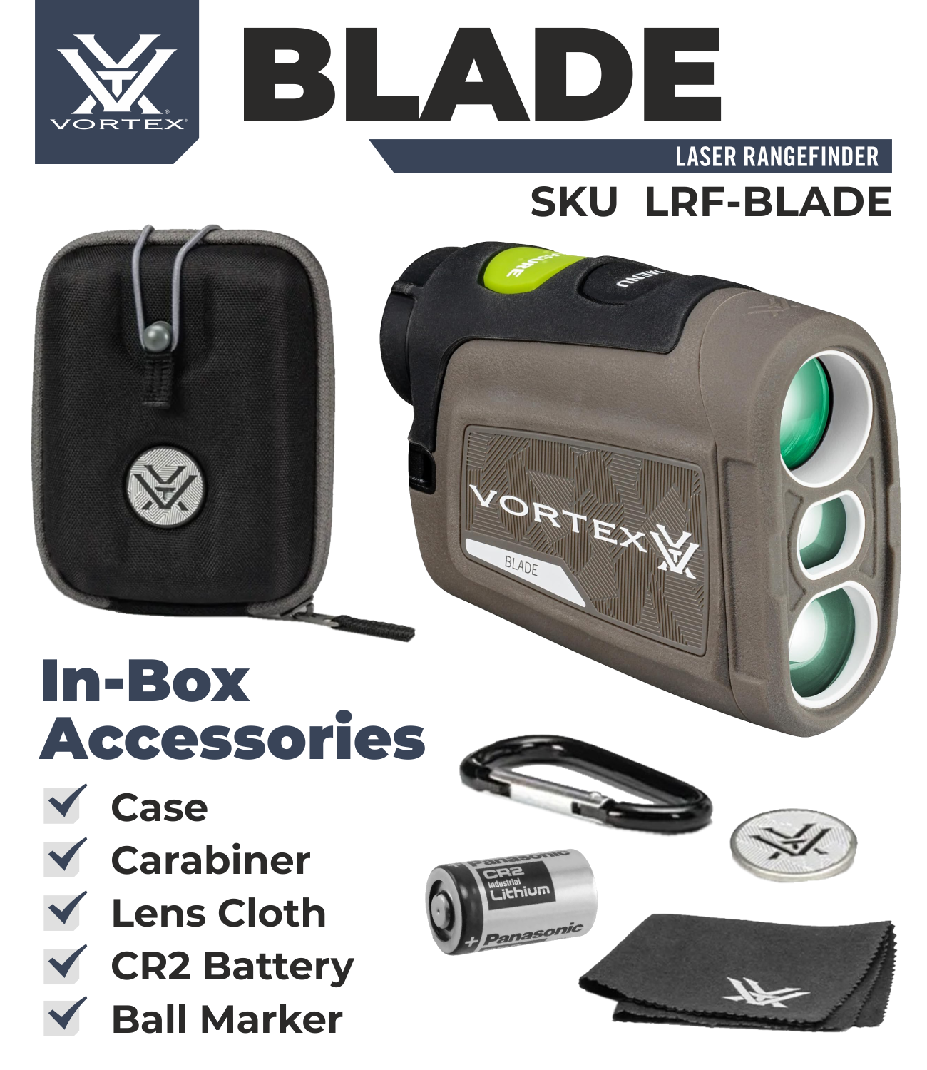 Vortex Optics Blade 6x21 Golf Laser Rangefinder w/ Free Camo Hat