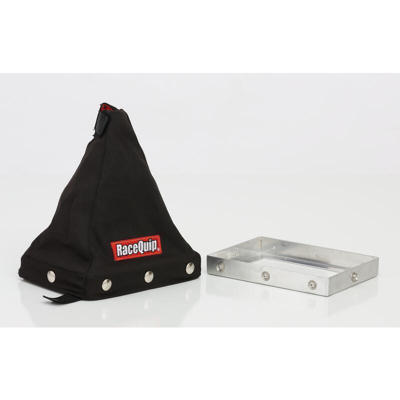 Racequip Shift Boot 871003; Fire Retardent Black, 7.5 x 5.5 in. Rectangle