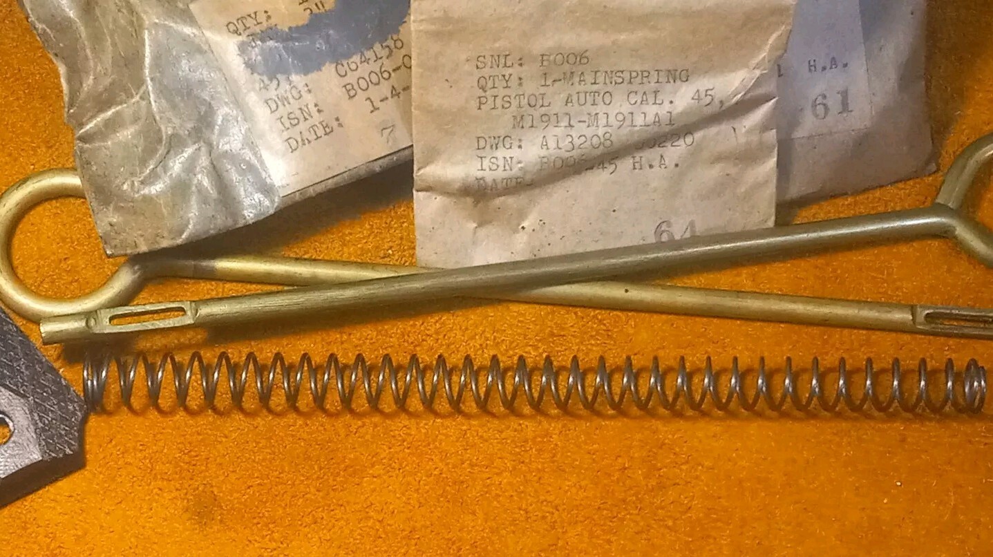 1911 1911A1 Colt Recoil Spring Government Mil. Spec.