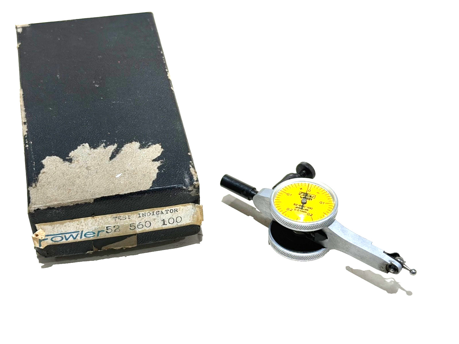 FOWLER TOOLS VERDICT DIAL TEST INDICATOR, INCH .0005” / Metric 0.01mm, ENGLAND