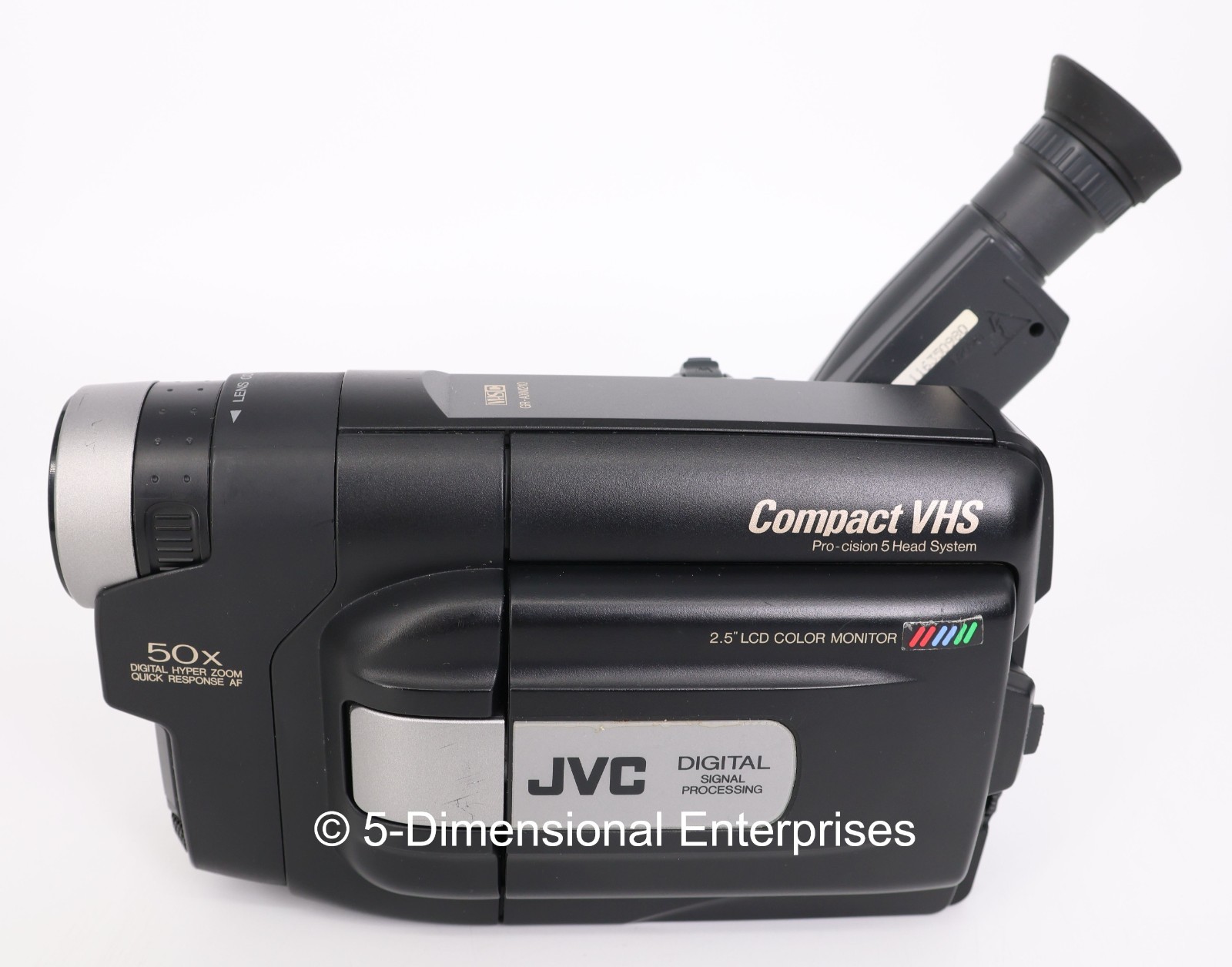 JVC GR-AXM210U VHS Tape Compact Camcorder w/ Battery in Ambico Bag PARTS ONLY