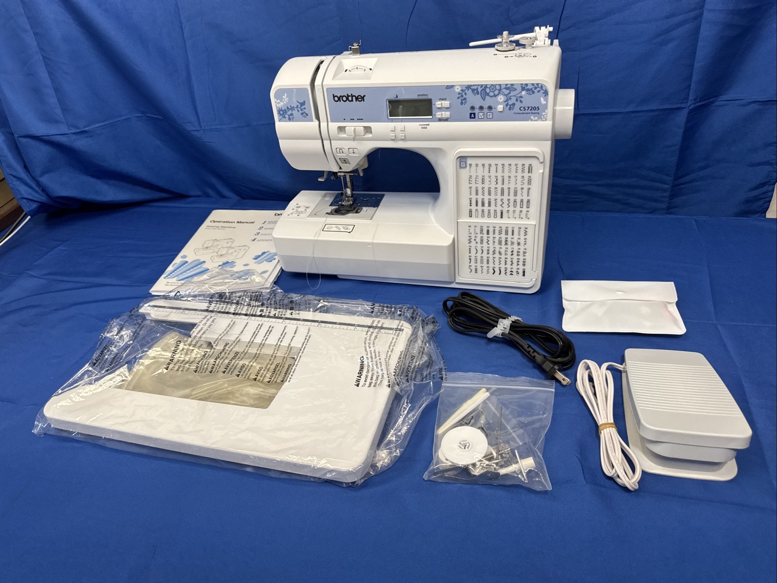 Brother CS7205 Computerized Sewing & Quilting Machine - New Open Box