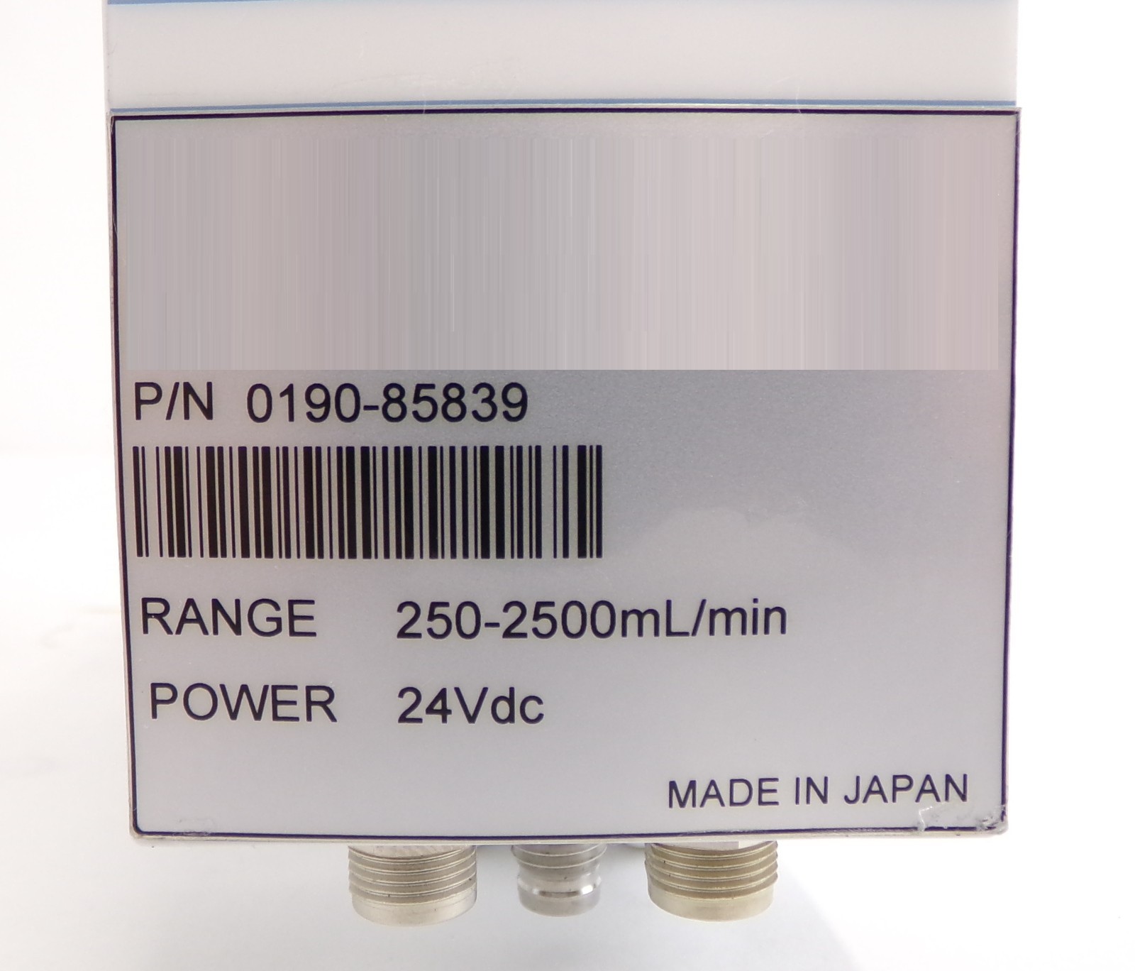 AMAT Applied Materials 0190-85839 Flow Controller 250-2500mL/min Working