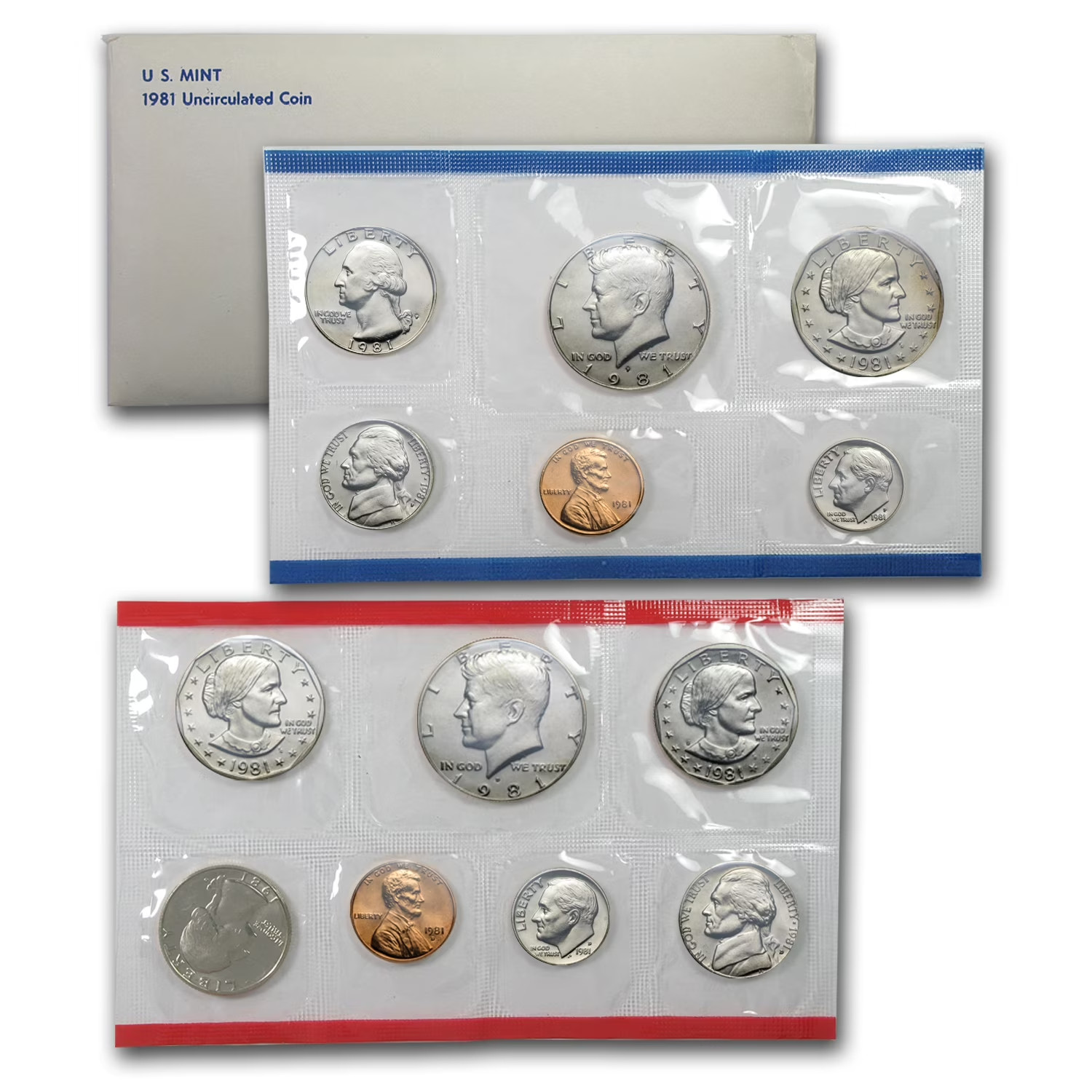 1981 P D S - U.S. Uncirculated Mint Set (OGP)