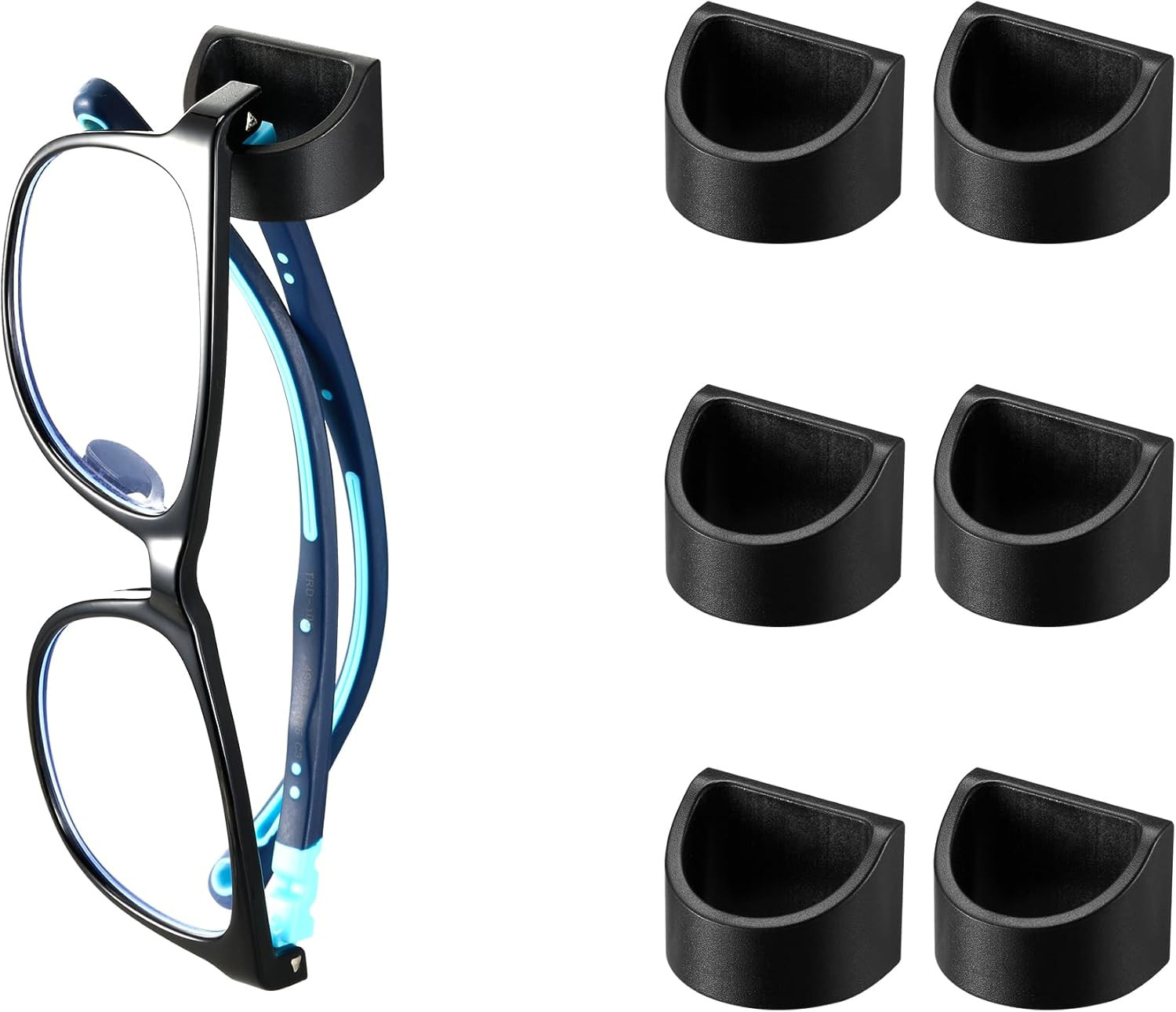 Sunglass Organizer 6 Pack, Glasses Holder & Eyeglass Holder for Eyewear, Sunglas