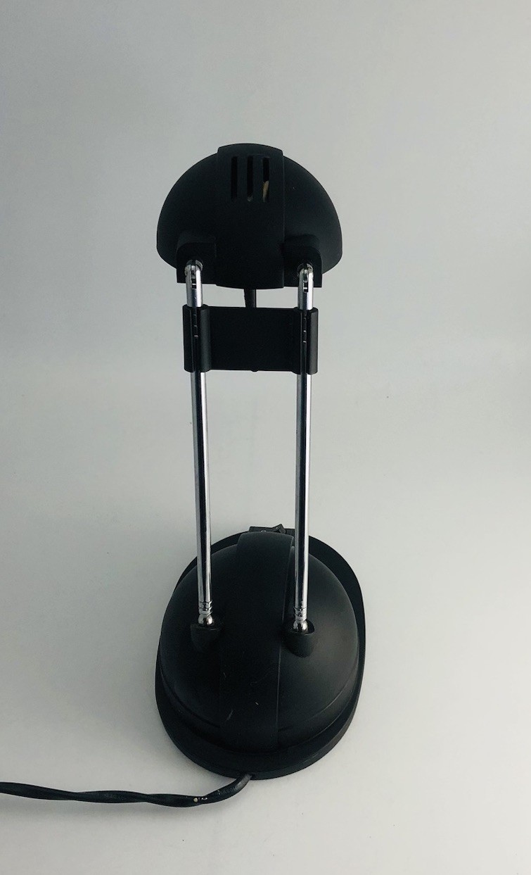 Ring Lighting Desk Lamp Halogen Telescopic - Black