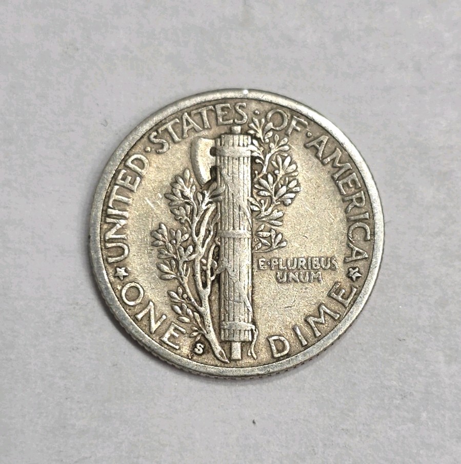 1929-S Mercury Dime Double Die Obverse (Ddo).