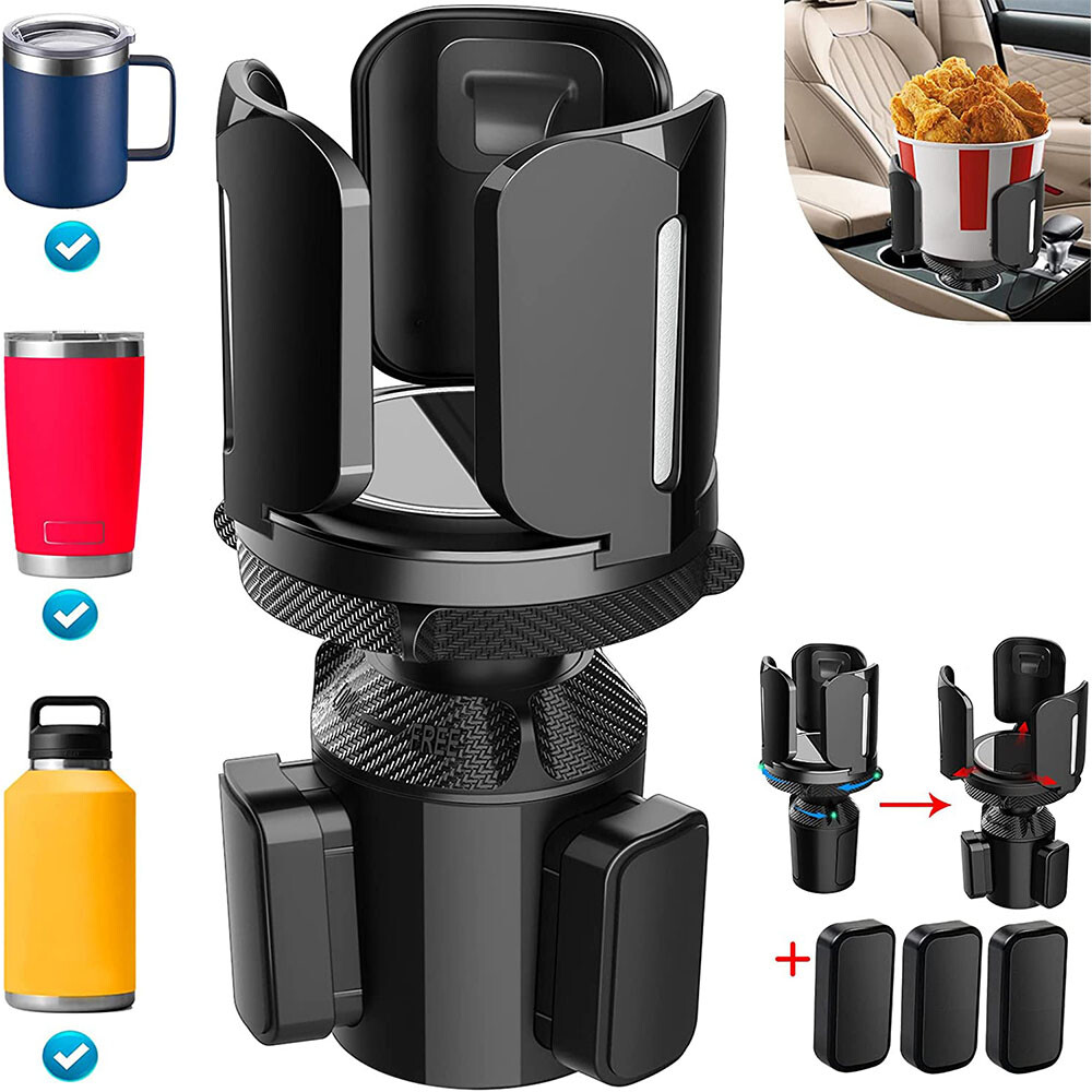 Car Cup Holder Expander Adapter Universal For Car Holder For Large Bottles Mugs
