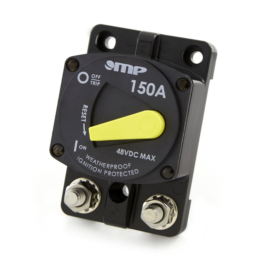 Mechanical Products Marine 150 Amp Surface Mount Circuit Breaker Type 3 Reset DC